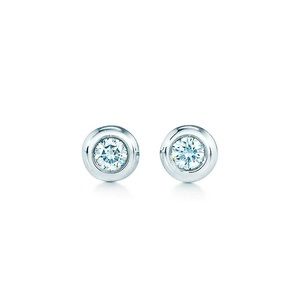 Tiffany .06 carat diamond earrings